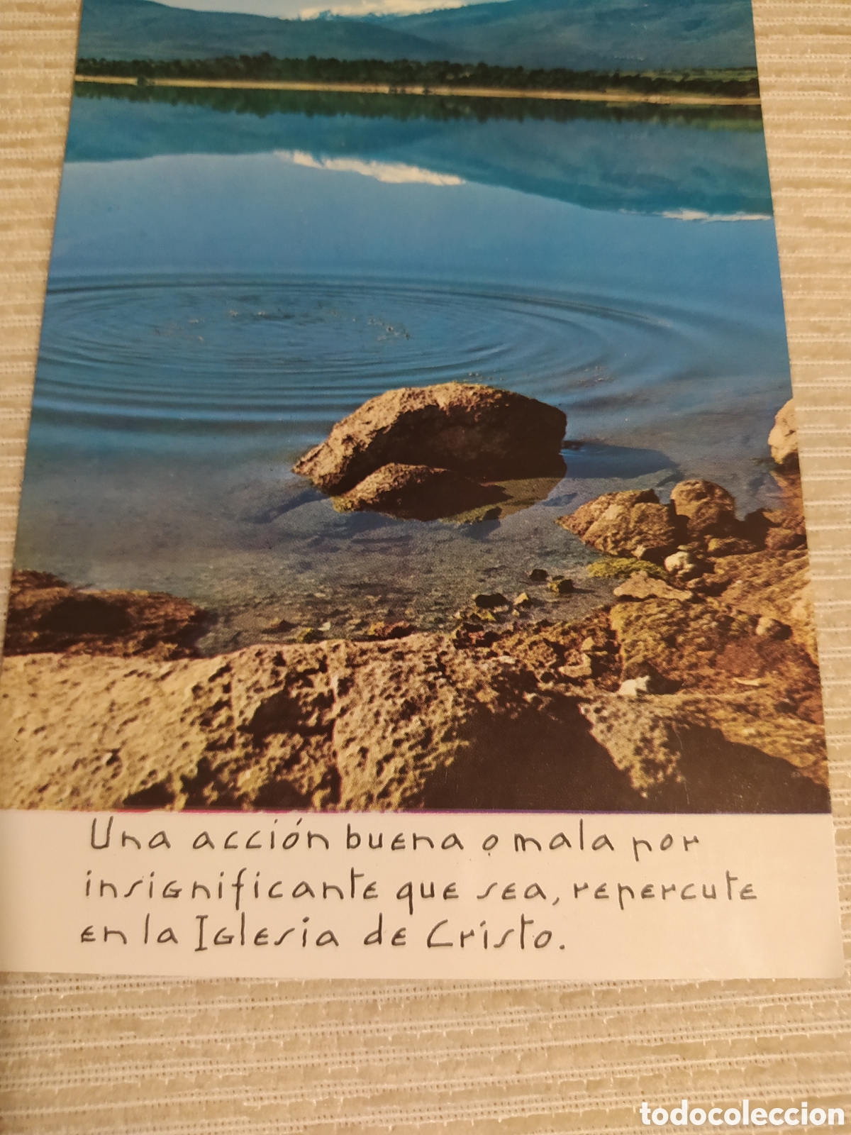 Postales: 4 POSTALES CON SALMOS,DE EDICIONES PAULINAS - Foto 2