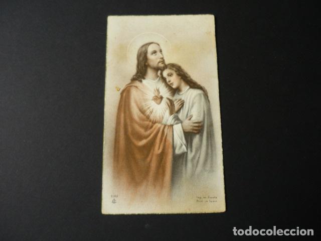 Postales: SAGRADO CORAZON DE JESUS ANTIGUA ESTAMPA