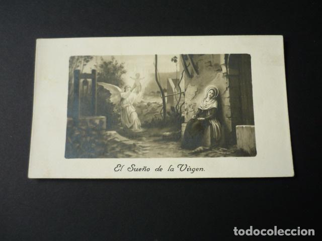 Cartes Postales: SUE&Ntilde;O DE LA VIRGEN ANTIGUA ESTAMPA