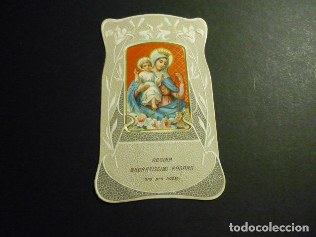 Postcards: VIRGEN DEL ROSARIO ANTIGUA ESTAMPA CROMOLITOGRAFICA
