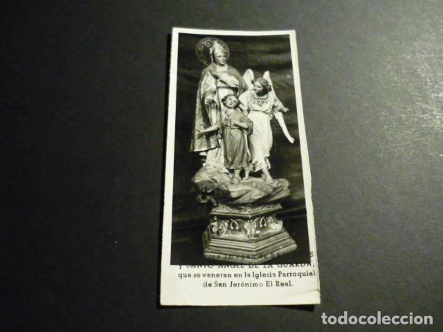 Postales: SANTO ANGEL DE LA GUARDA ANTIGUA ESTAMPA
