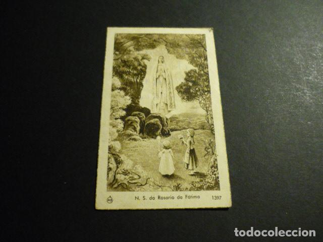 Postales: NUESTRA SE&Ntilde;ORA DEL ROSARIO DE FATIMA ANTIGUA ESTAMPA