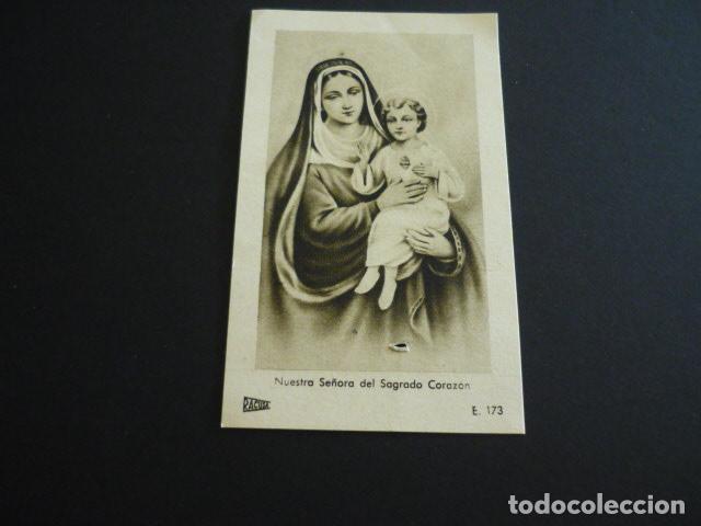 Postais: NUESTRA SE&Ntilde;ORA DEL SAGRADO CORAZ&Oacute;N ANTIGUA ESTAMPA