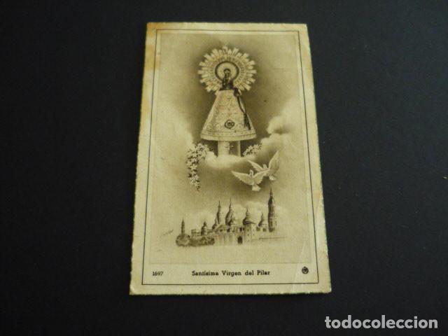Postales: VIRGEN DEL PILAR ANTIGUA ESTAMPA