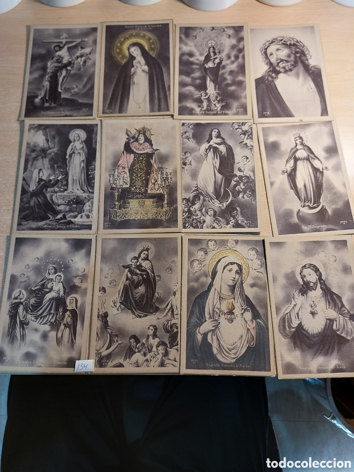 Postales: Lote de 12 postales religiosas - Foto 1