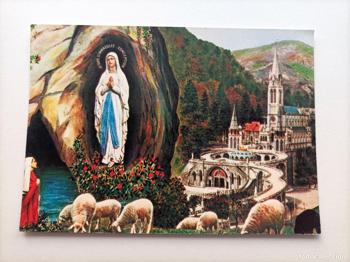 Postales: POSTAL VIRGEN DE LOURDES - Foto 1