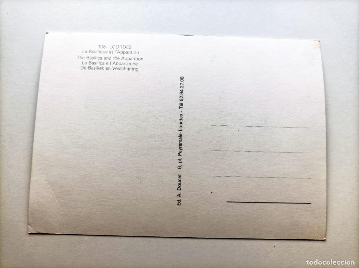 Postales: POSTAL VIRGEN DE LOURDES - Foto 2