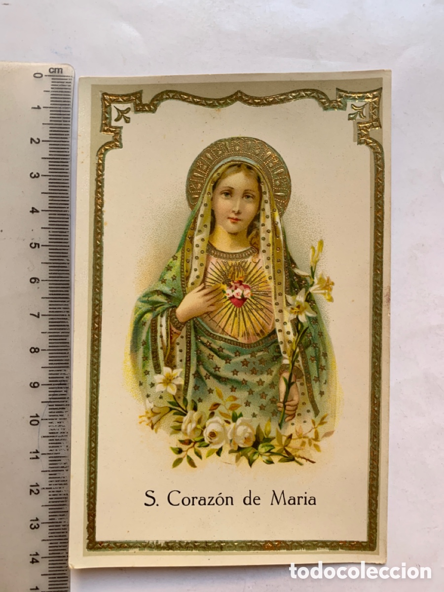 Postales: POSTAL. SAGRADO CORAZ&Oacute;N DE MAR&Iacute;A. F. SCH. NBG.