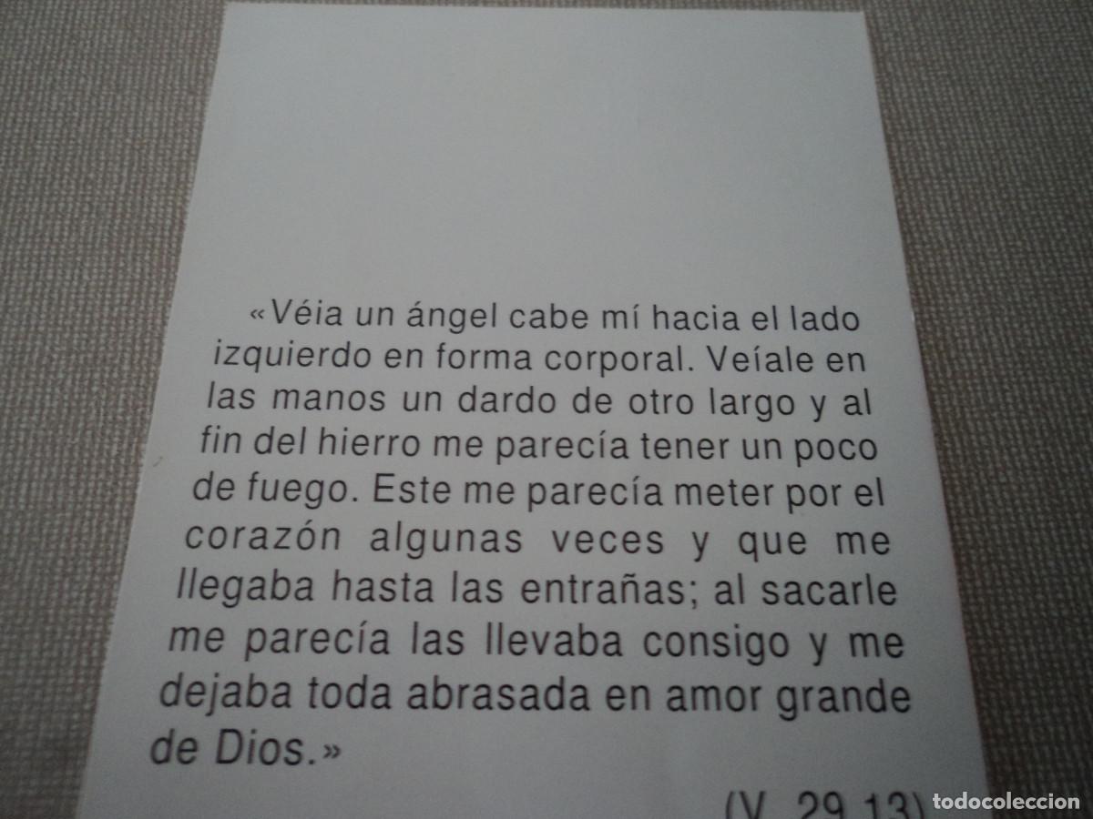 Postales: santa teresa de jesus, transverberacion - Foto 2