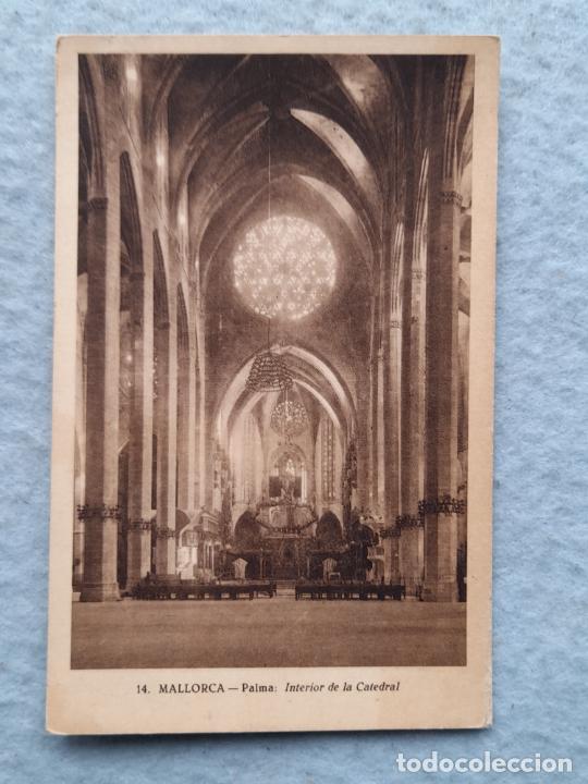 Postales: Mallorca. Palma. Interior de la Catedral - Foto 1