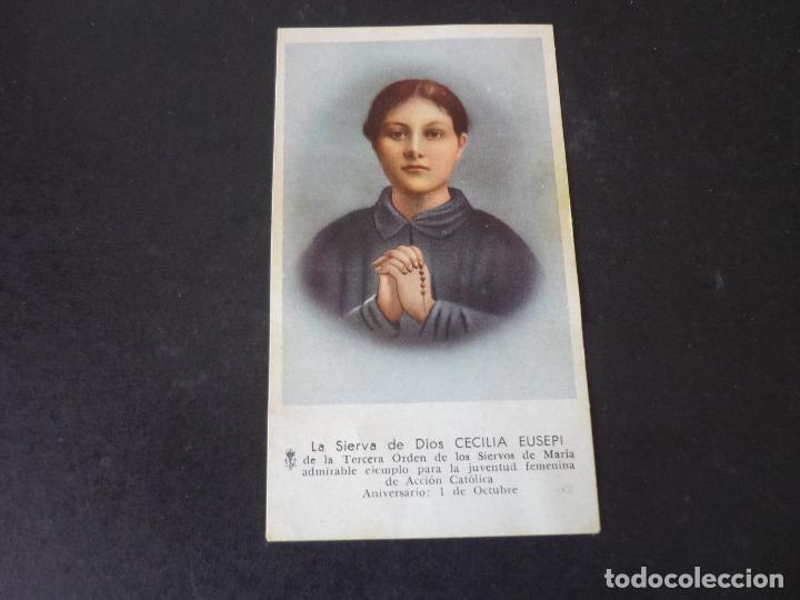 Postales: CECILIA EUSEPI ANTIGUA ESTAMPA - Foto 1