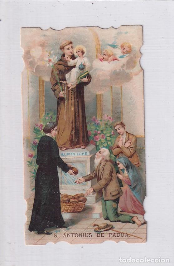 Postales: Preciosa estampa de San Antonio de Padua. 12 x 7 cm