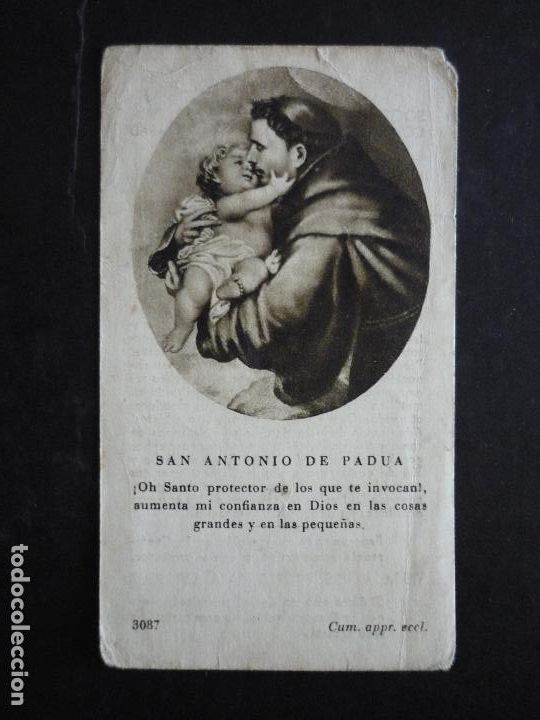 Cartes Postales: SAN ANTONIO DE PADUA ANTIGUA ESTAMPA