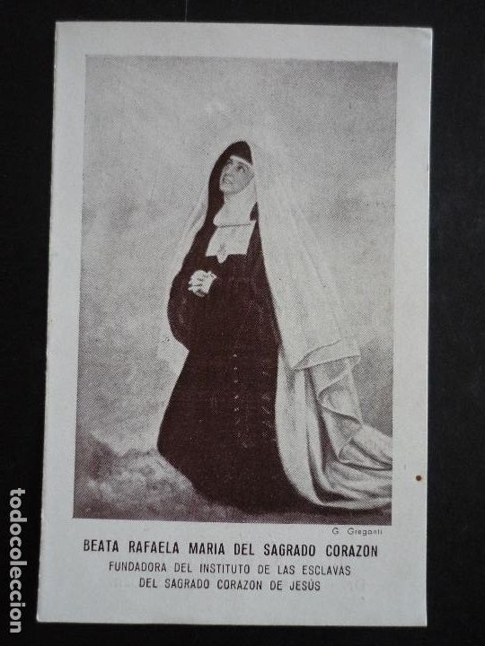 Cartoline: BEATA RAFAELA MARIA DEL SAGRADO CORAZON ANTIGUA ESTAMPA