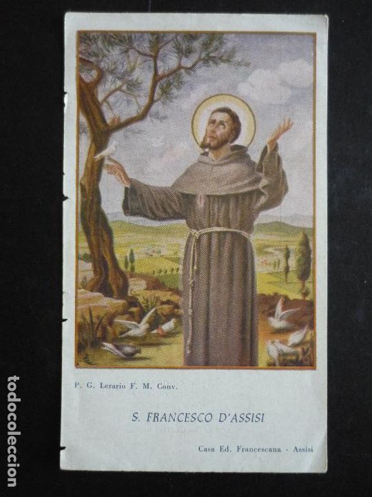 Postales: SAN FRANCISCO DE ASIS ANTIGUA ESTAMPA