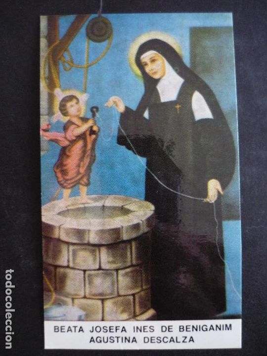 Postais: BEATA JOSEFA INES DE BENIGAMIN ANTIGUA ESTAMPA