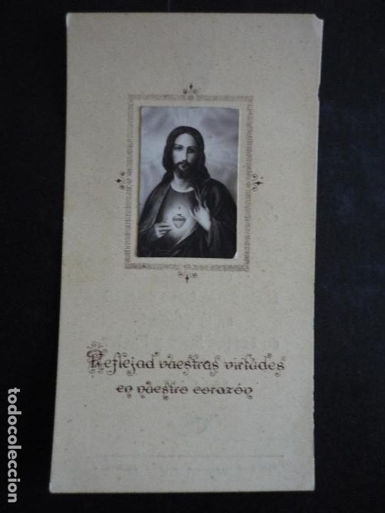 Postales: SAGRADO CORAZON DE JESUS ANTIGUA ESTAMPA