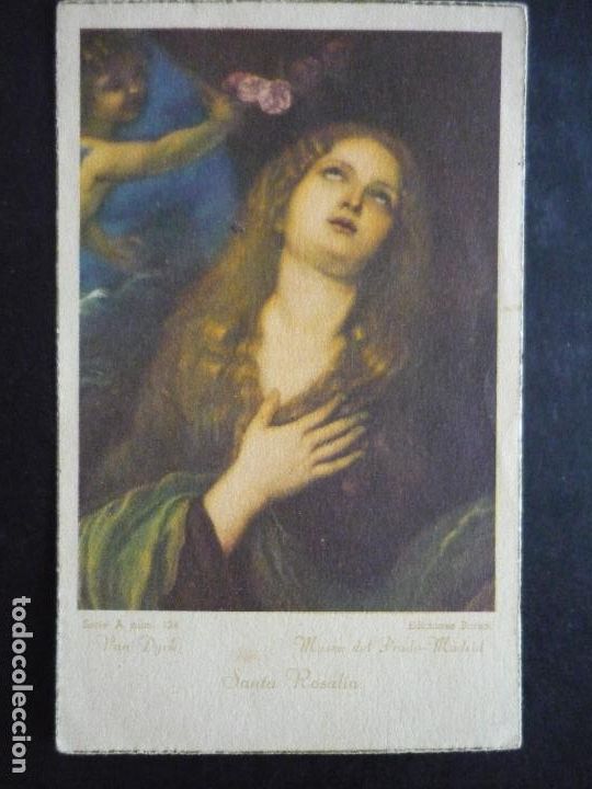 Postales: SANTA ROSALIA ANTIGUA ESTAMPA
