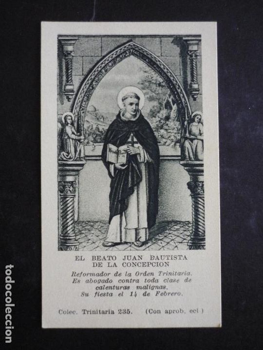 Postais: BEATO JUAN BAUTISTA DE LA CONCEPCION ANTIGUA ESTAMPA