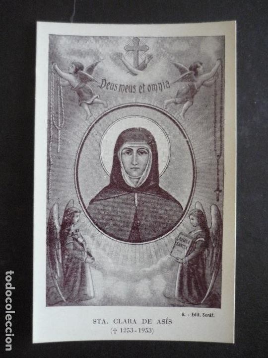 Postais: SANTA CLARA DE ASIS ANTIGUA ESTAMPA