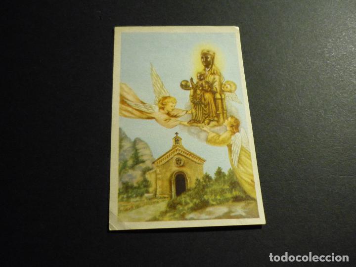 Cartoline: NUESTRA SE&Ntilde;ORA DE MONTSERRAT ANTIGUA ESTAMPA
