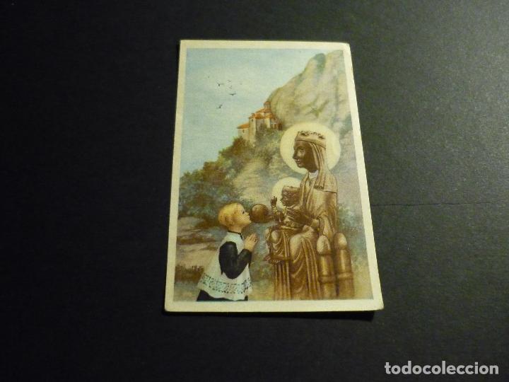 Postales: NUESTRA SE&Ntilde;ORA DE MONTSERRAT ANTIGUA ESTAMPA
