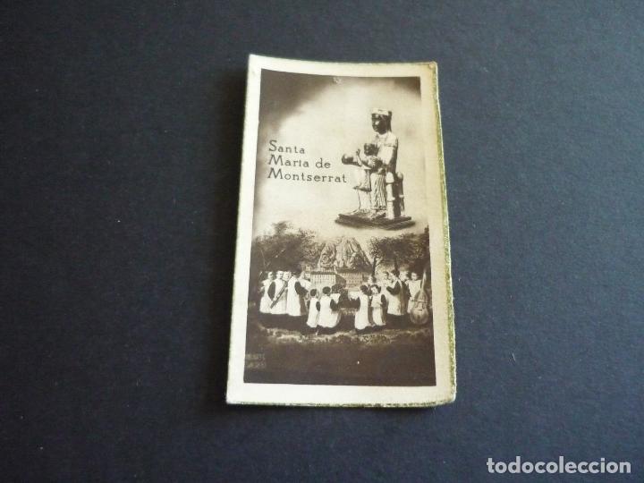Postais: NUESTRA SE&Ntilde;ORA DE MONTSERRAT ANTIGUA ESTAMPA