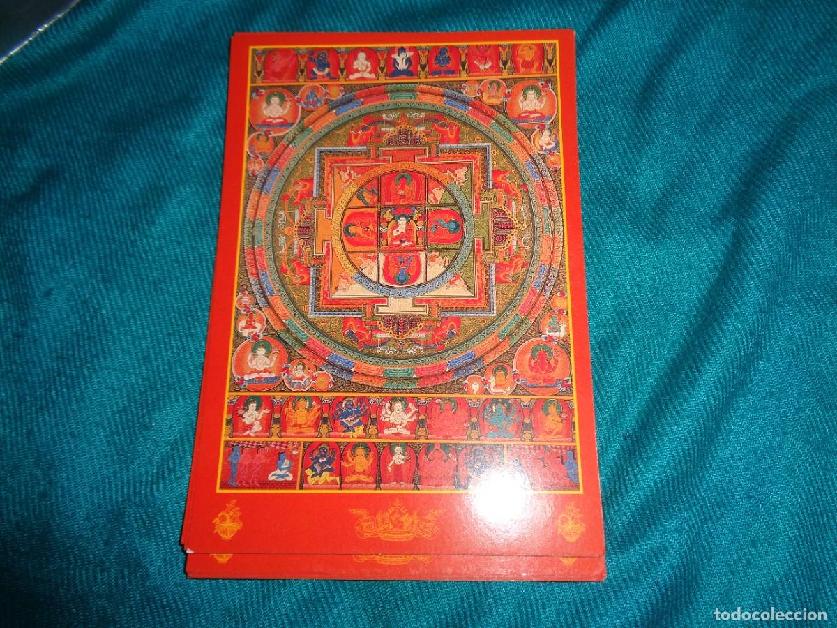 Cartes Postales: POSTAL BUDISTA TIBETANA. PANCHA BUDHA MANDALA. SURENDRA'S TIBETAN THANKA TREASURE.