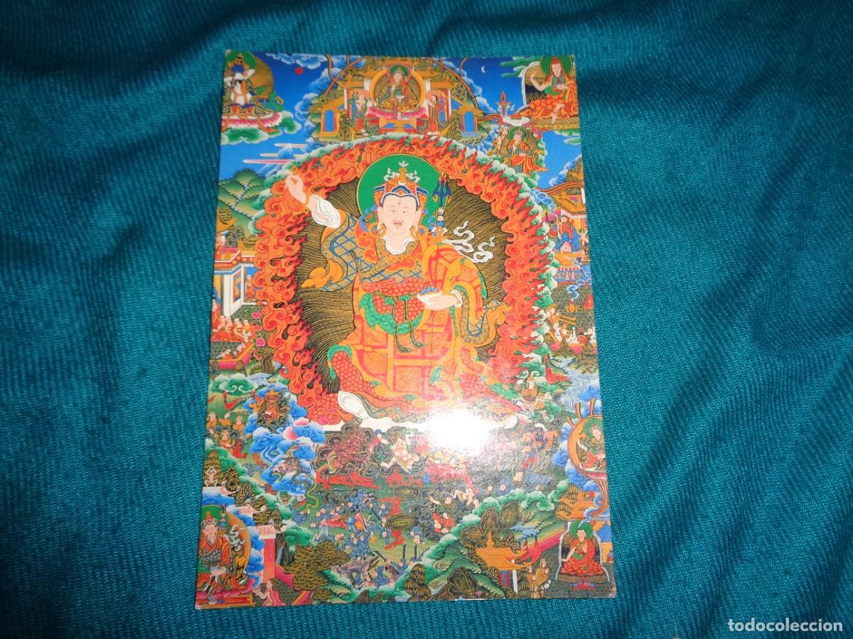 Cartes Postales: POSTAL BUDISTA TIBETANA. STANDING PADMA SAMBHAVA. SURENDRA&acute;S TIBETAN THANKA TREASURE