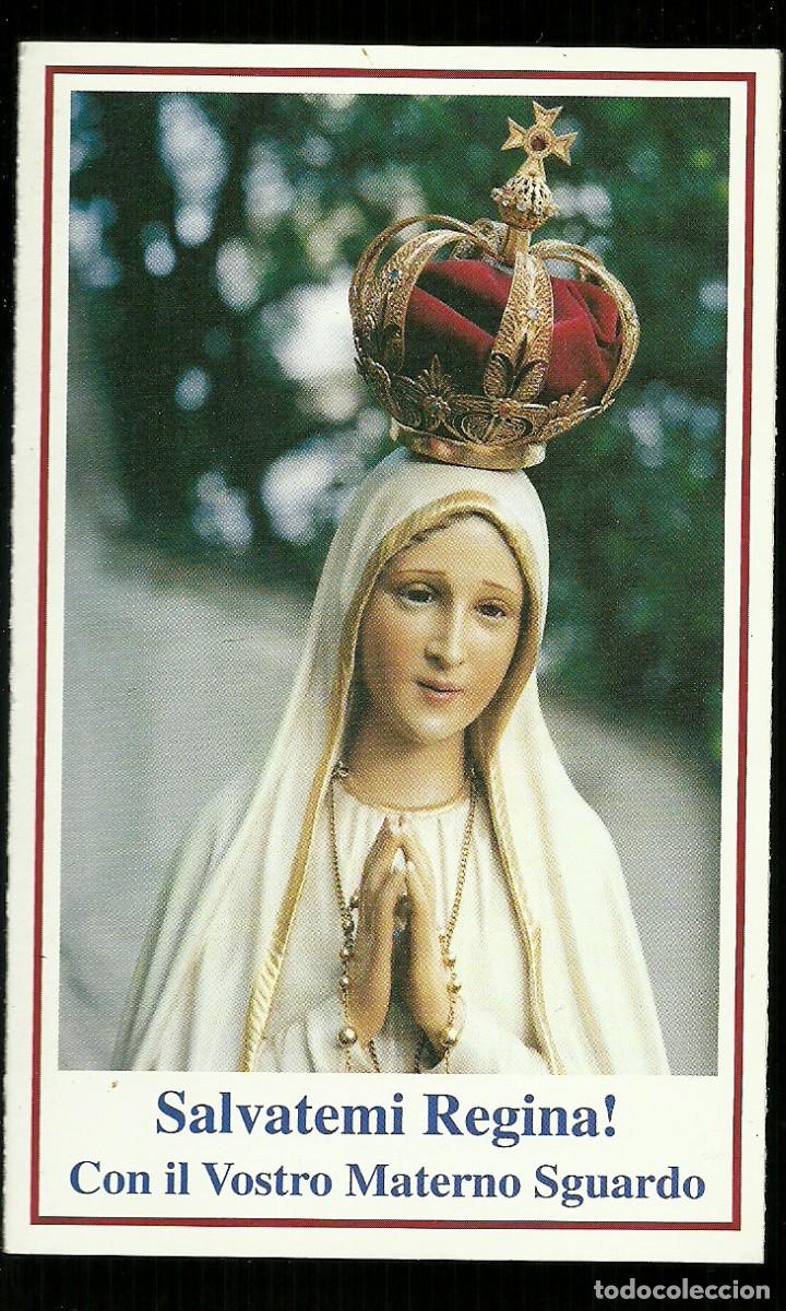 Postales: Immaginetta Sacra - Madonna di Fatima - ( Pieghevole )