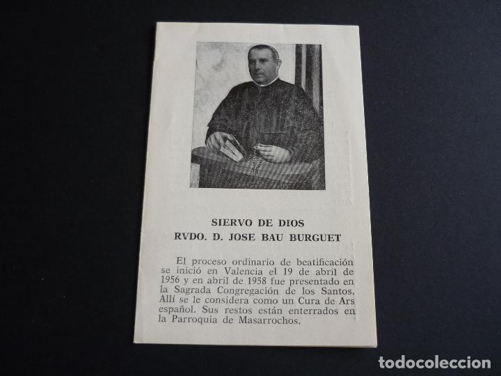 Postkarten: REVERENDO JOSE BAU BURGUET ESTAMPA