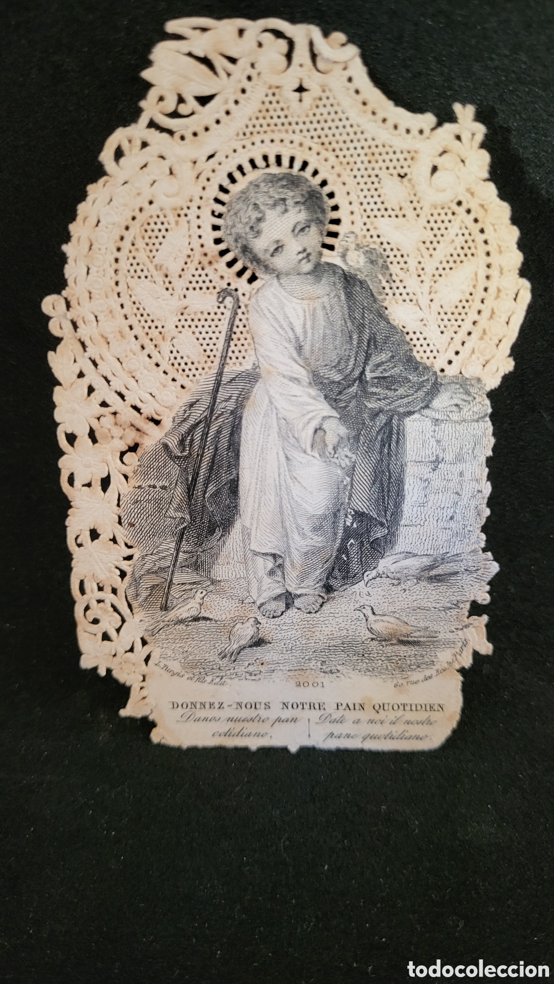 Cartoline: Estampa Religiosa de puntilla