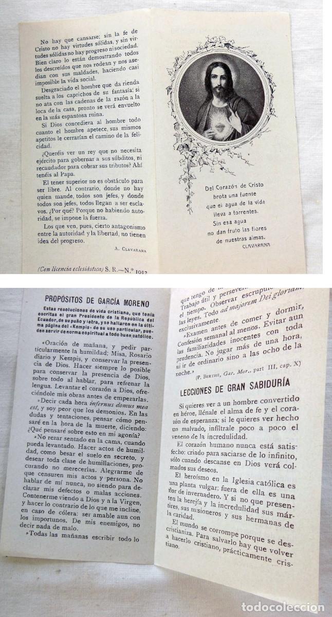 Postales: DEL CORAZON DE CRISTO. A CLARAVANA