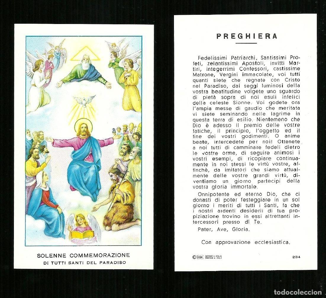 Postales: Santino - Solenne Commemorazione di tutti i Santi