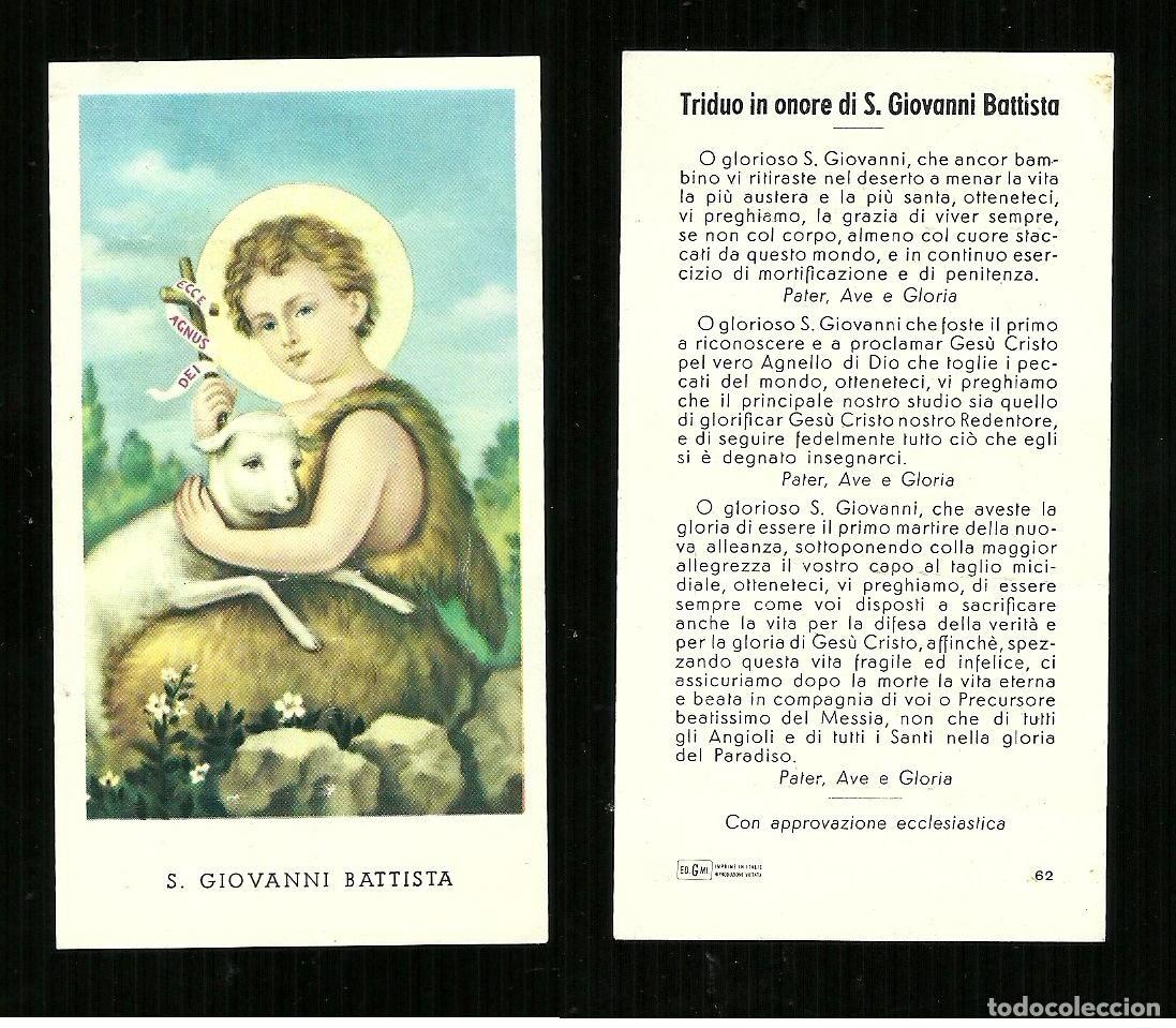 Postales: Santino - San Giovanni Battista 2