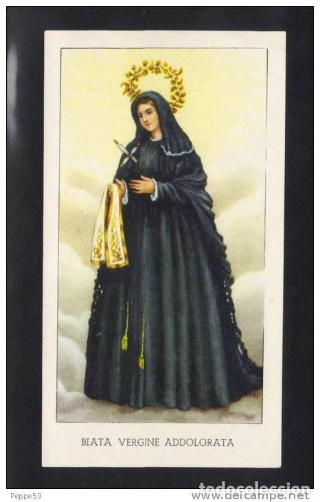 Postales: Santino - Beata Vergine Addolorata 01