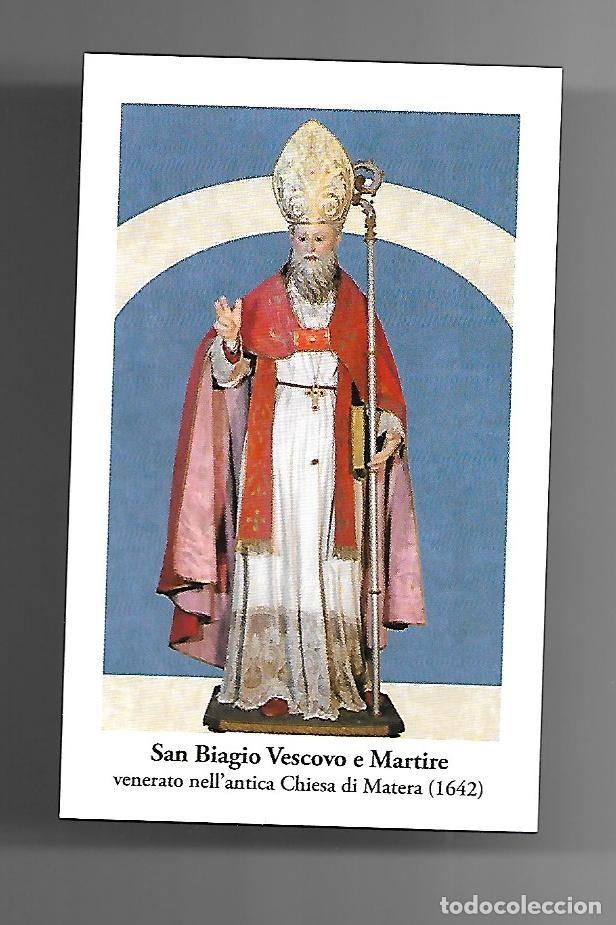 Postales: Santino - San Biagio Venerato a Matera