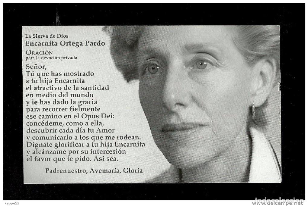 Postales: Santino - Serva di Dio - Encarnita Ortega Pardo
