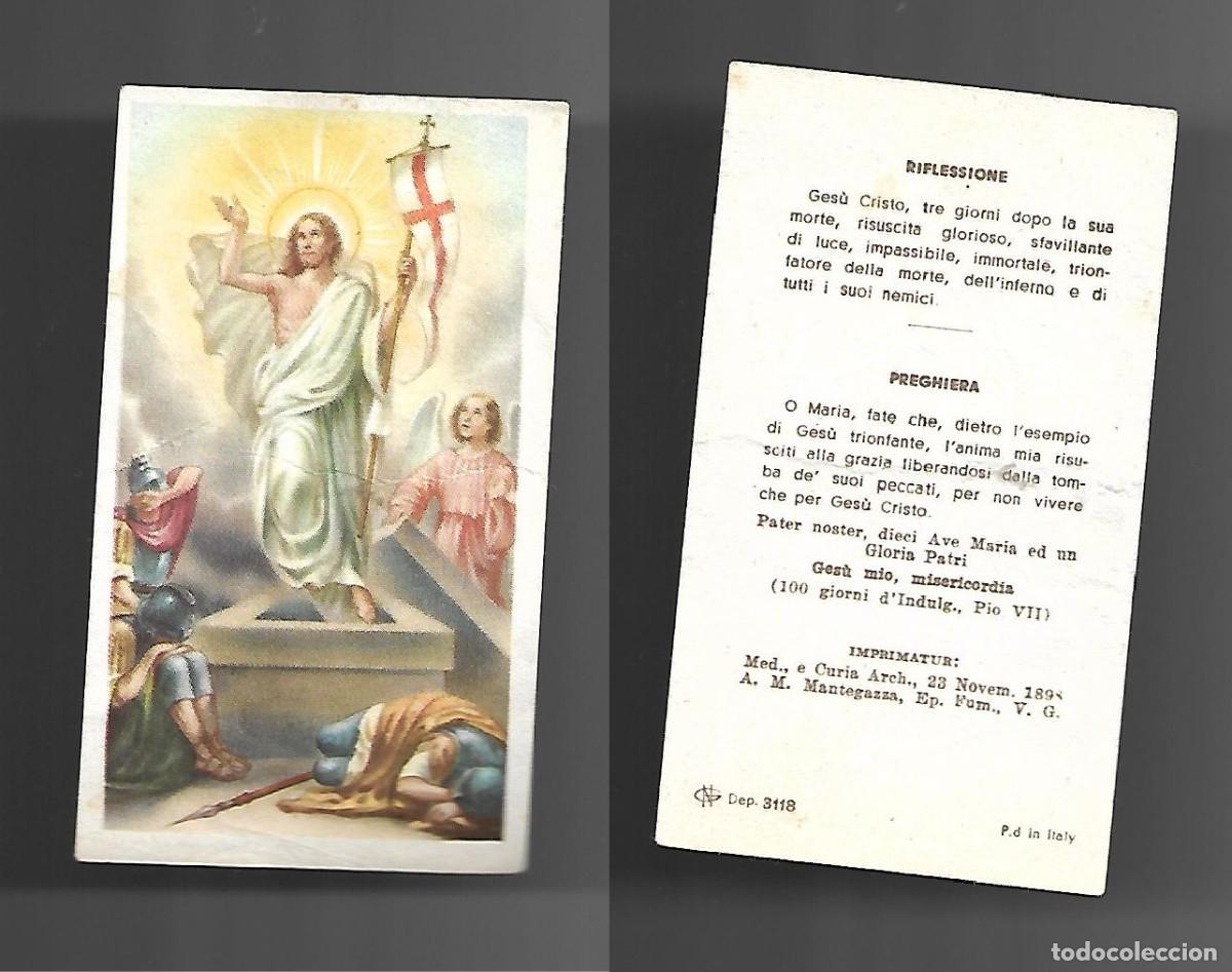 Postales: Santino - La Resurrezione