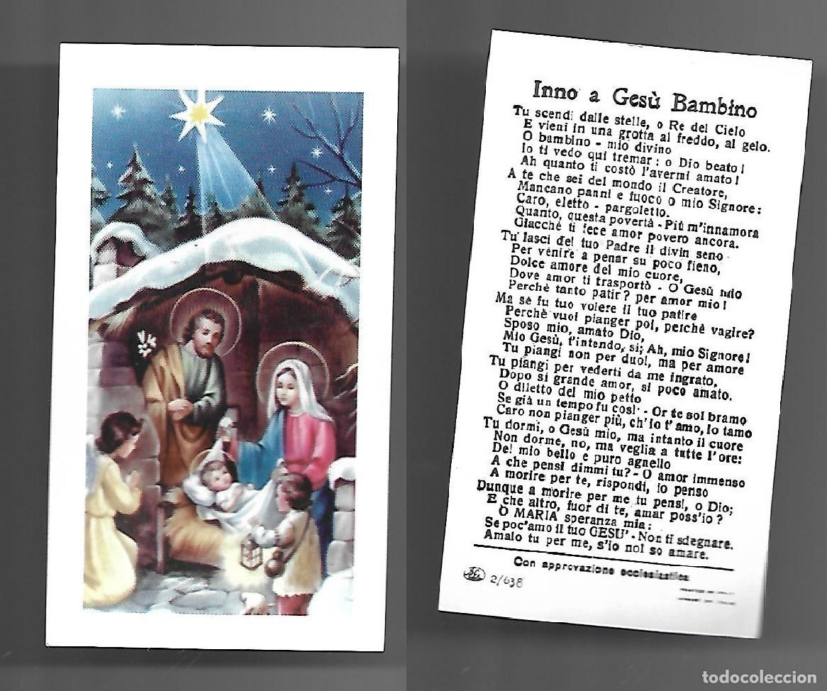 Postales: Santino - Inno a Ges&ugrave; Bambino 6