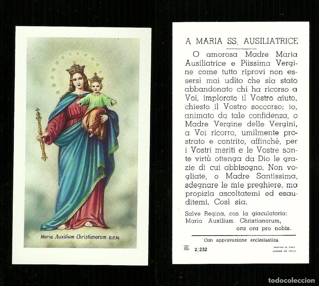 Postales: Santino - Maria Auxillium 02