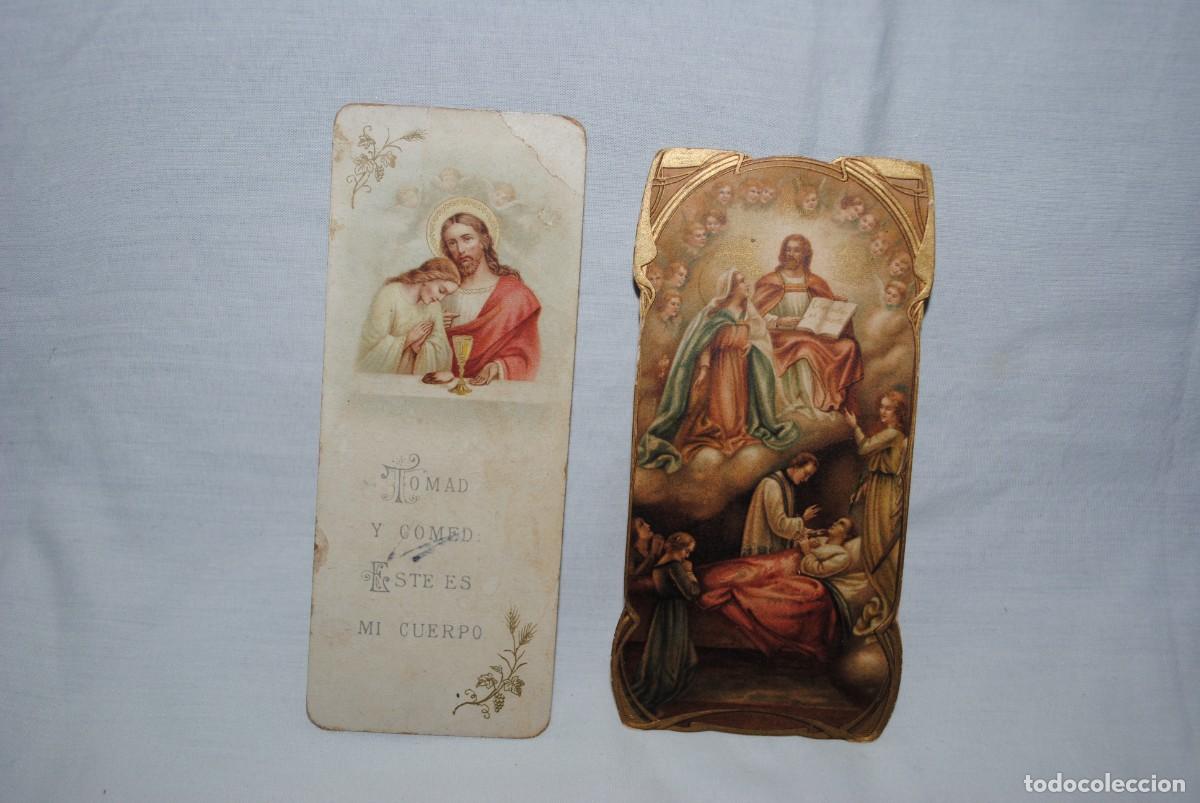 Postales: DOS POSTALES RELIGIOSAS , UNA DE CADIZ , 1908 - Foto 1