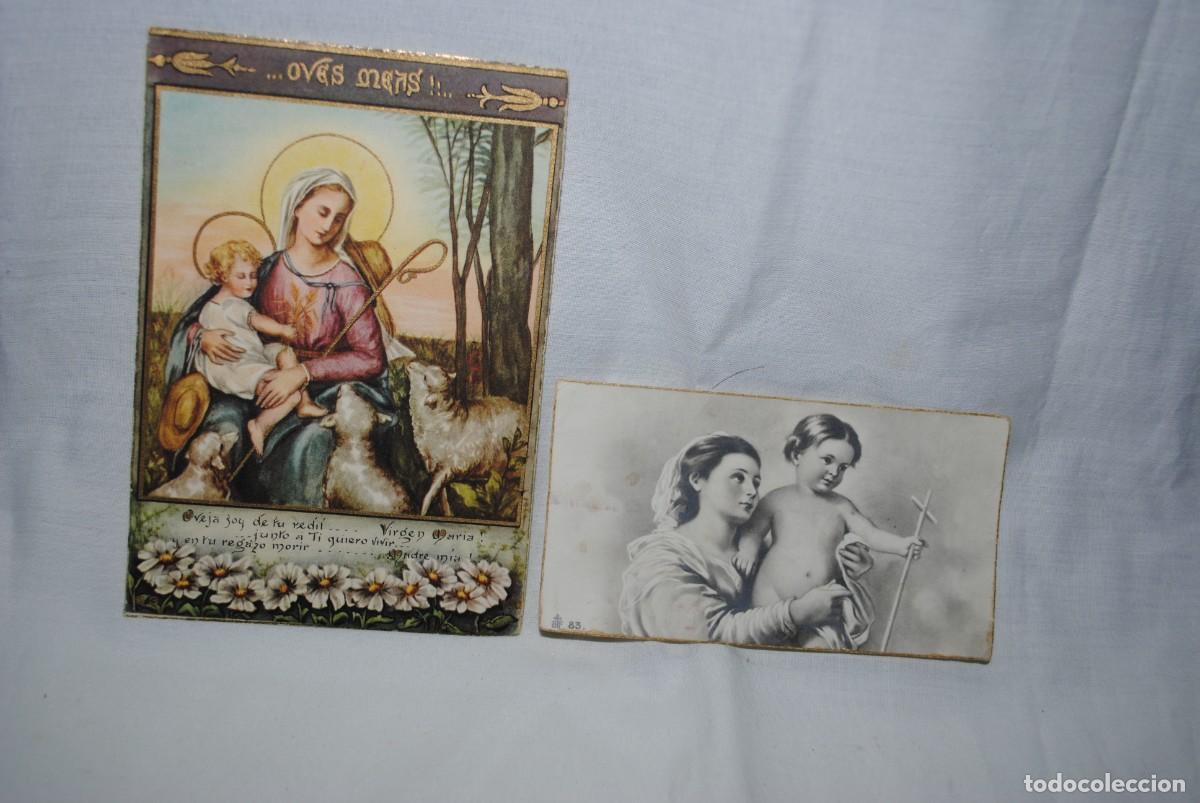 Postales: LOTE DE DOS POSTALES RELIGIOSAS DE LOS 40 . - Foto 1