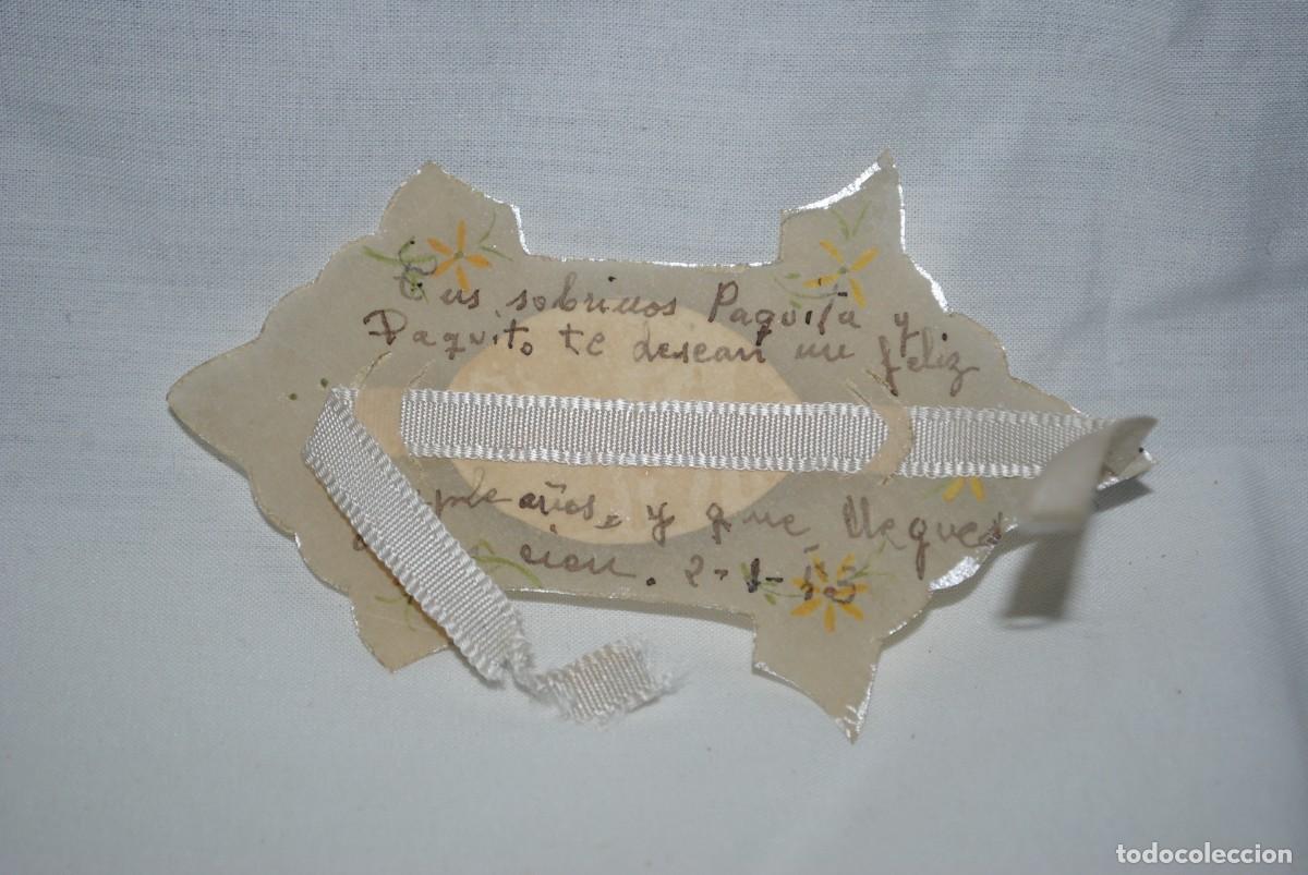 Postales: POSTAL RELIGIOSA ARTESANAL - Foto 3