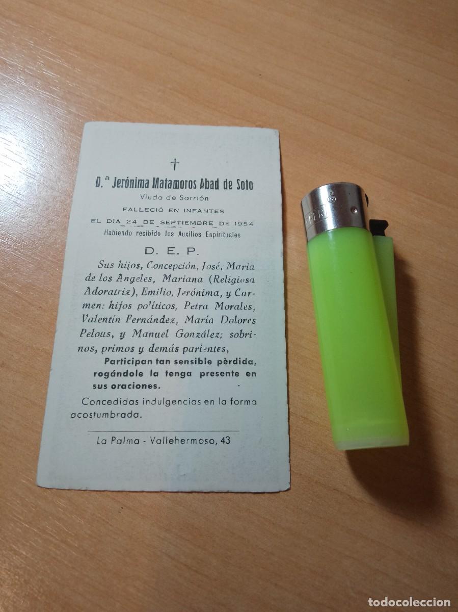 Postales: Esquela 1954 - Foto 2