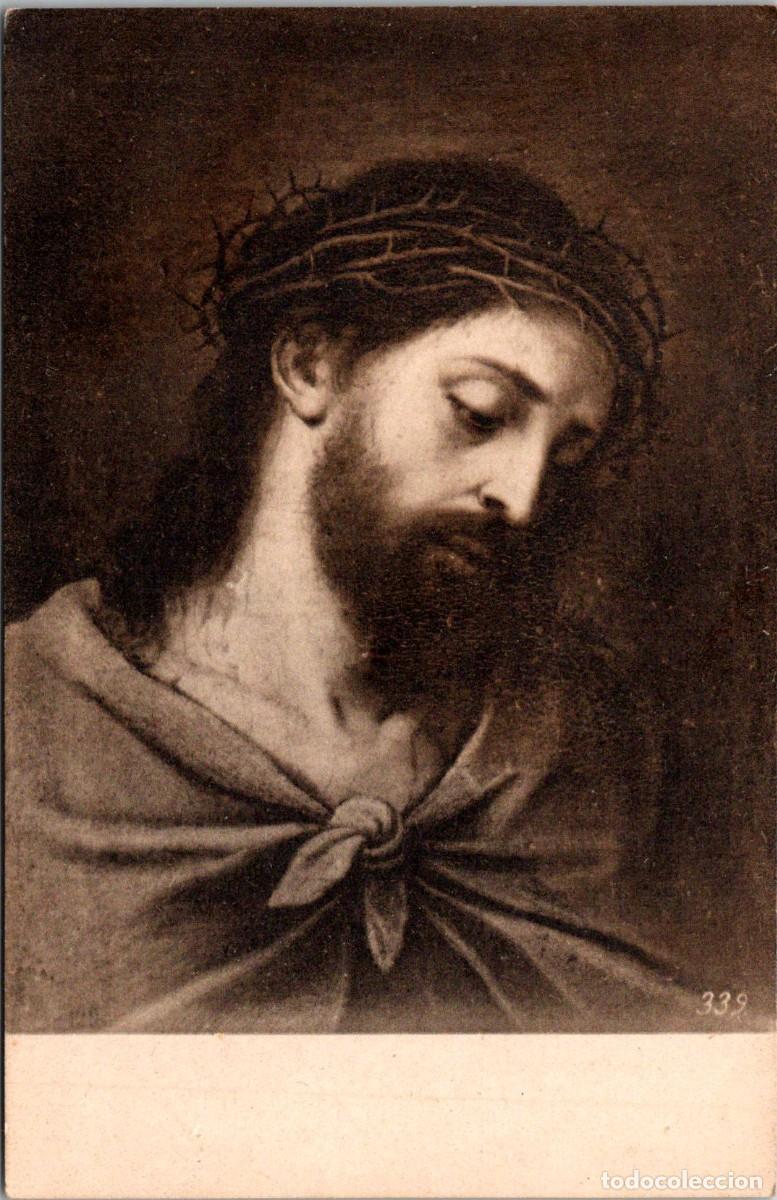 Postales: Cuadros C&eacute;lebres - Asuntos b&iacute;blicos - Ecce-Homo - Murillo - Fot. Lacoste Serie II N&uacute;m. 2 - 140x90mm