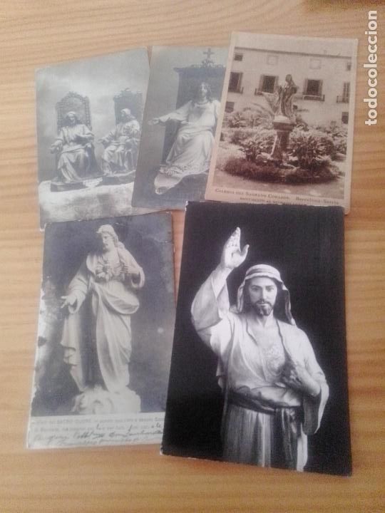 Postales: Sagrado Coraz&oacute;n. 4 postales - Foto 1