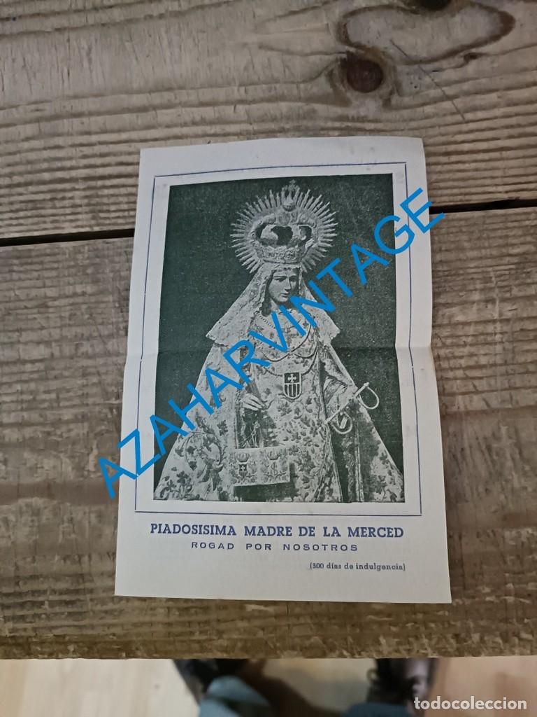 Postales: SEMANA SANTA CADIZ, 1958, CONVOCATORIA CULTOS VIRGEN DE LA MERCED
