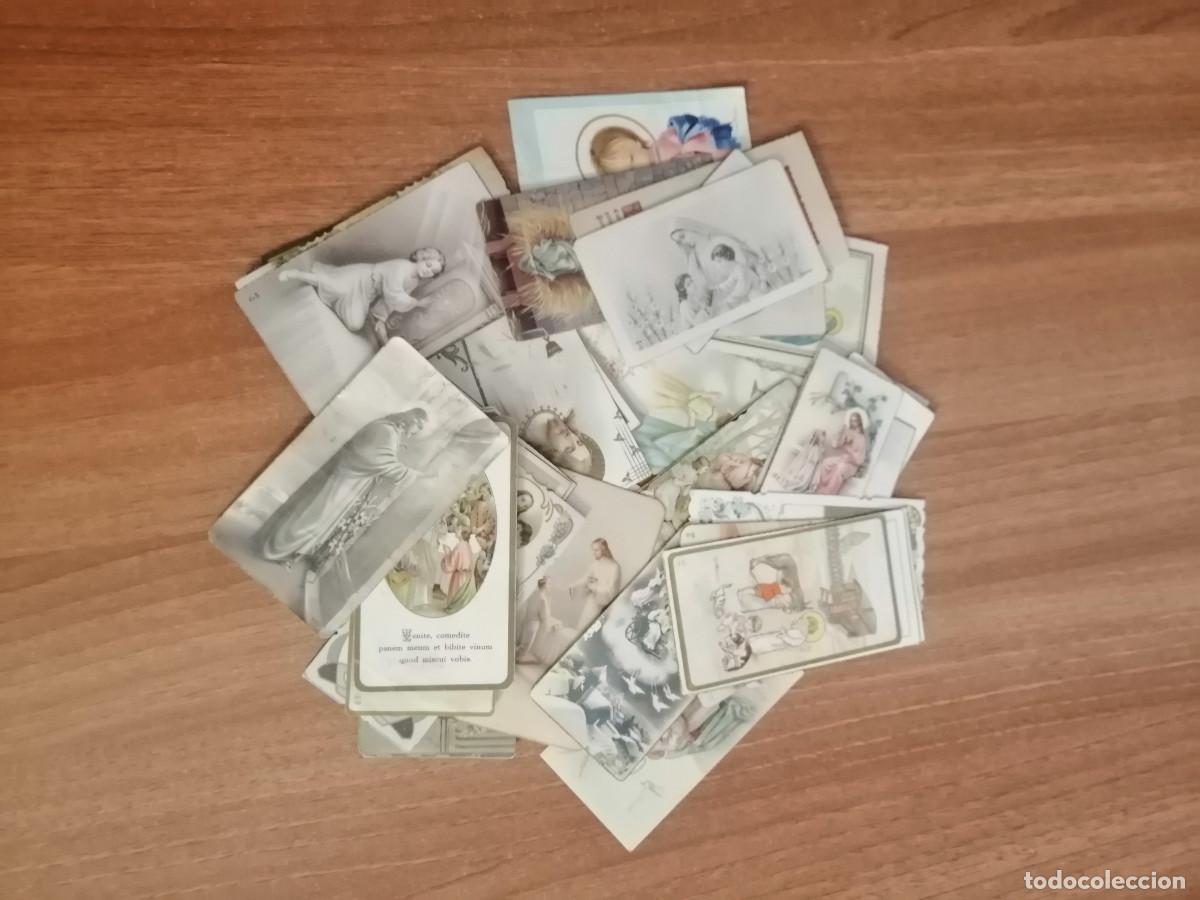 Postales: LOTE 49 RECORDATORIOS PRIMERA COMUNION A&Ntilde;OS 1920 - 8 - 1930- 7 - Y 1940 - 34.
