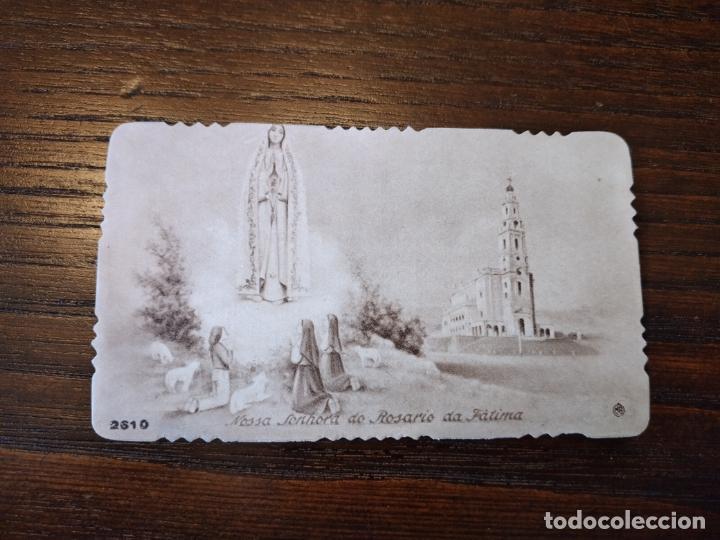 Cartoline: NUESTRA SE&Ntilde;ORA DE FATIMA ANTIGUA ESTAMPA